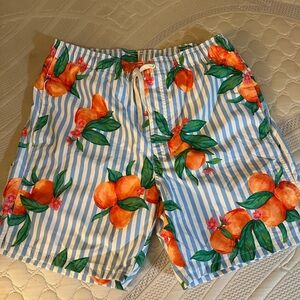 Old Navy Orange and Green Athletic Shorts